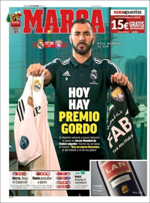 Portada MARCA sábado 22 diciembre 2018