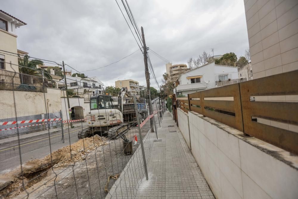 Una jueza ordena paralizar obras de Emaya por obstruir los garajes de los vecinos
