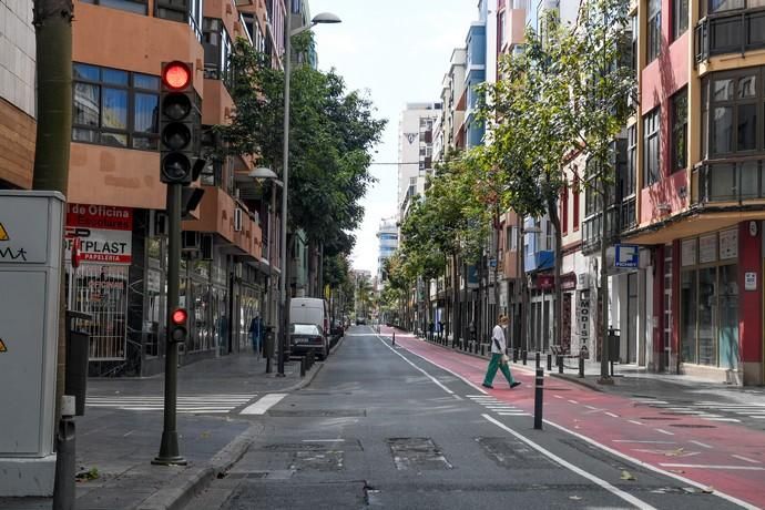 30-03-20  LAS PALMAS DE GRAN CANARIA. CIUDAD. LAS PALMAS DE GRAN CANARIA. Ciudad vacía.  Fotos: Juan Castro.