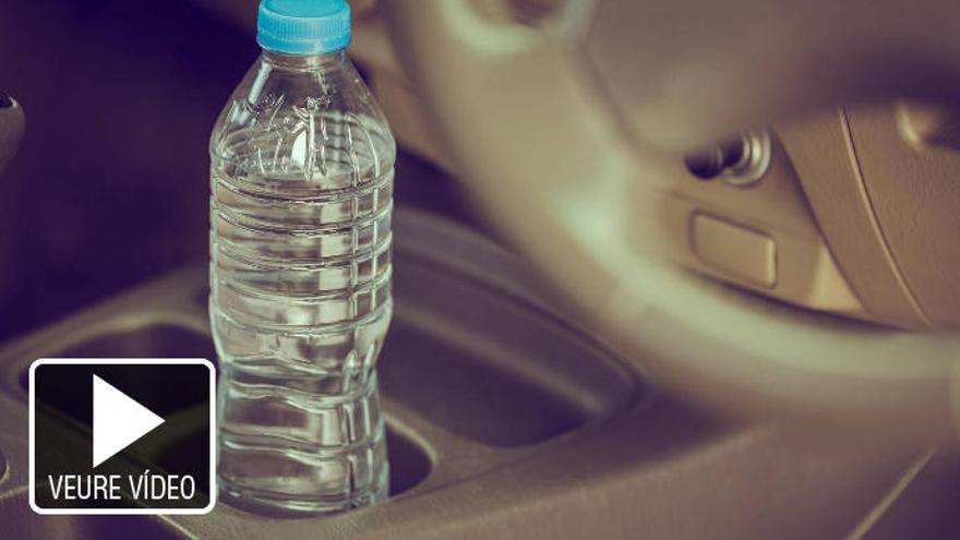 Una ampolla d&#039;aigua pot incendiar el teu cotxe