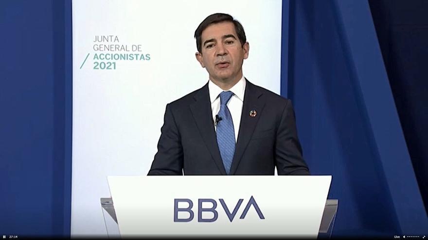 Los accionistas de BBVA respaldan la posibilidad de realizar una recompra relevante de acciones cuando se venda la filial de EEUU