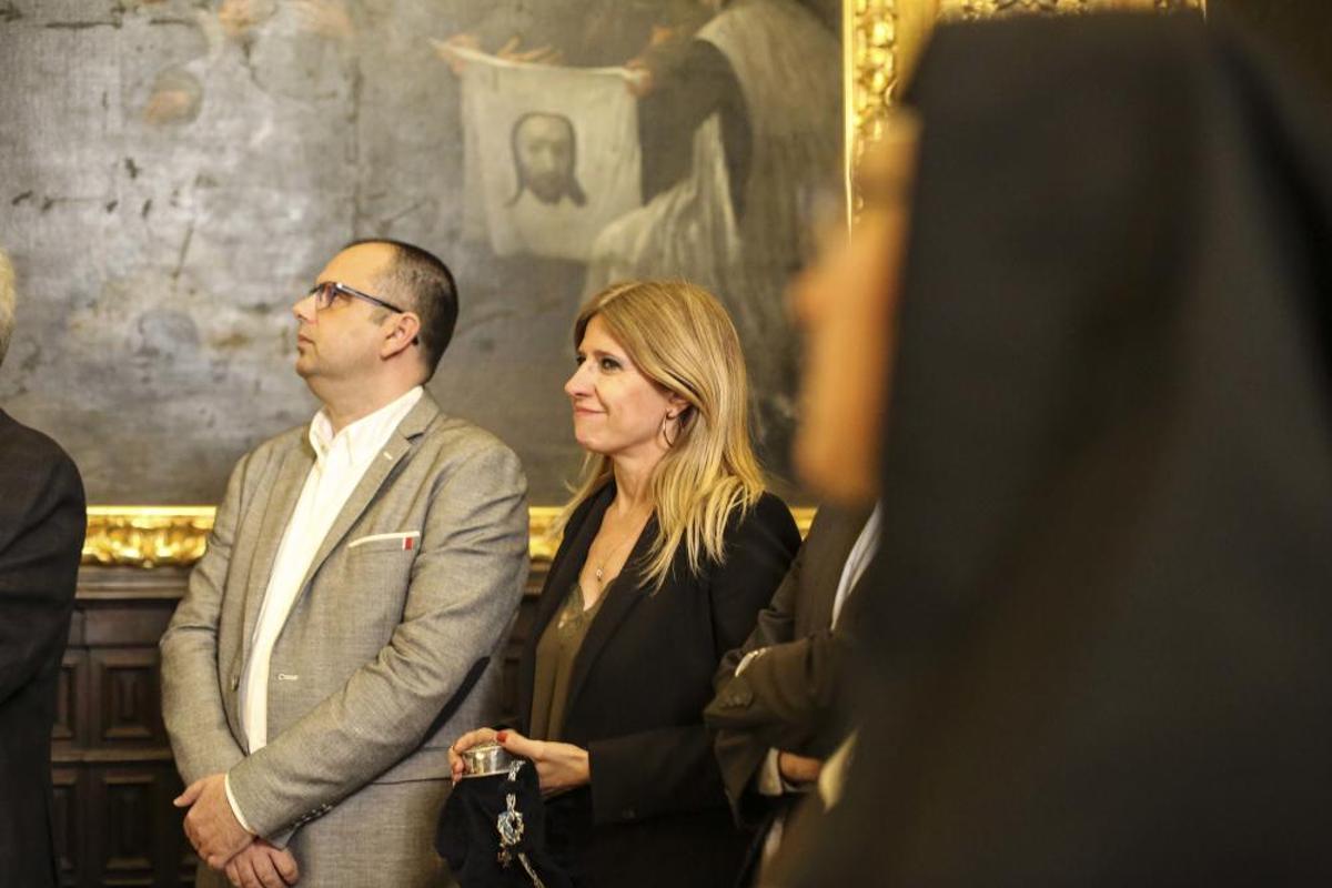 Pruebas en el camarín de la Santa Faz
