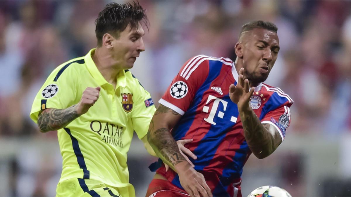Boateng sufrió a Messi