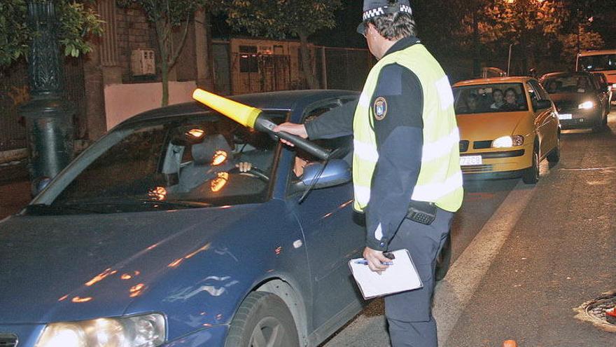 Control de tráfico en  Vigo (archivo)