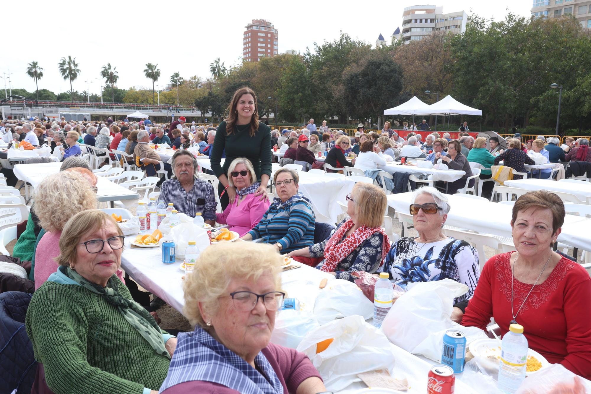 Paellas organizadas por la concejalía de atención a personas mayores del Ayuntamiento de València