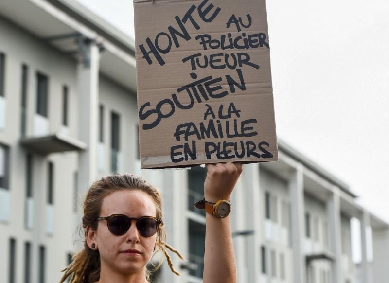 Manifestaciones violentas en Nanterre, Francia, después de que la policía matara a tiros a un joven de 17 años