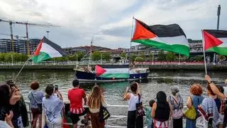 La Flotilla de la Libertad cancela su parada en Vigo por una avería en su barco