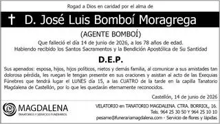D. José Luis Bomboí Moragrega