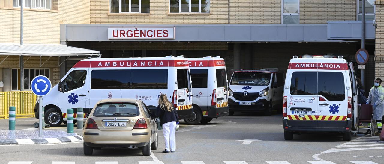 Entrada al servicio de Urgencias del Hospital Genertal Castellón.