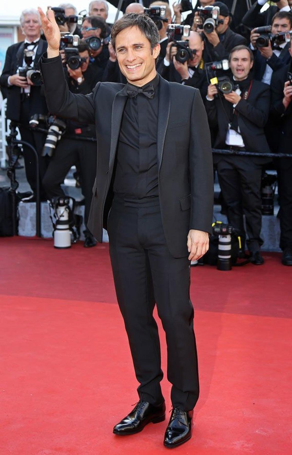 Gael García Bernal, en la primera alfombra roja del Festival de Cine de Cannes.