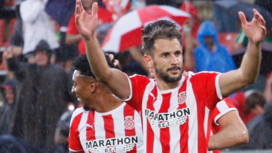 Cristhian Stuani llueix el seu primer «hat-trick» amb el Girona