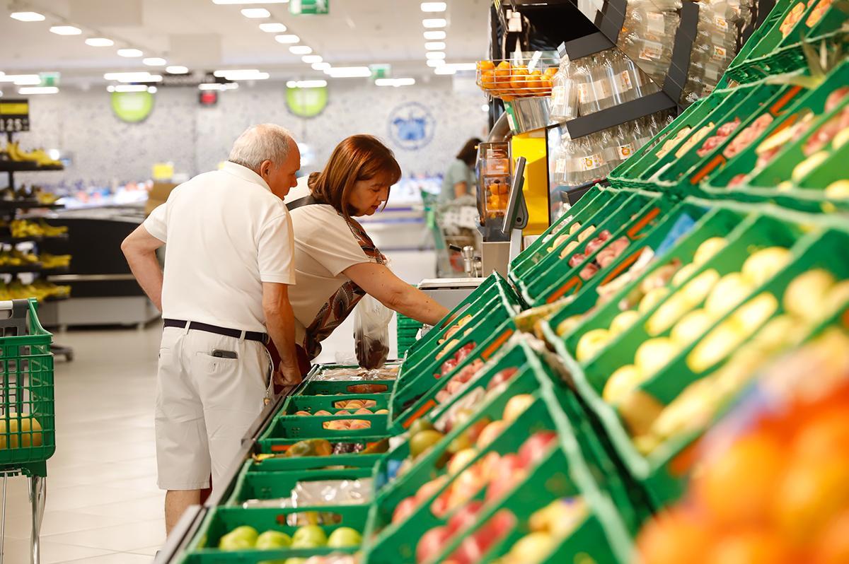 Interior de un establecimiento de Mercadona.