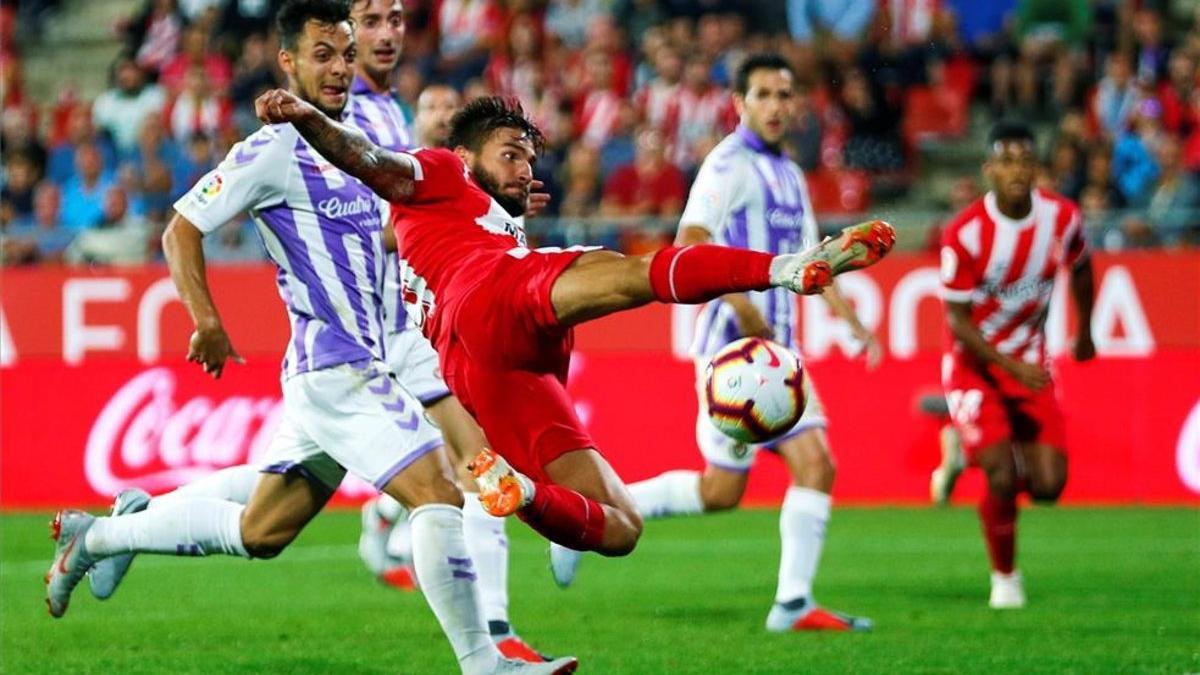 La derrota del Girona ante el Valladolid lo ha situado dentro de la zona de descenso