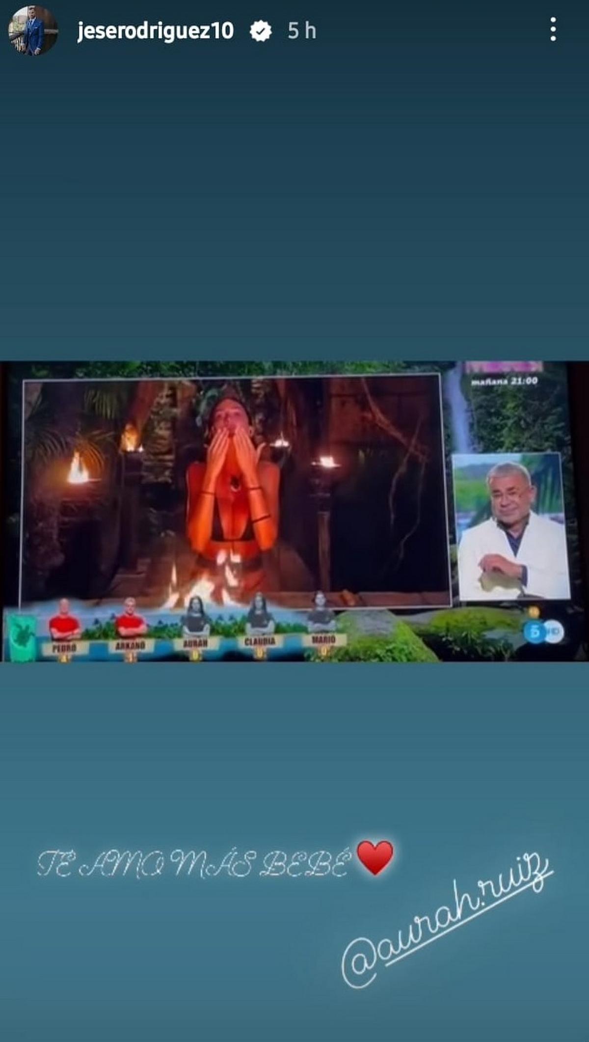 Captura de pantalla de uno de los 'reels' publicados por Jesé Rodríguez en su cuenta personal de Instagram.