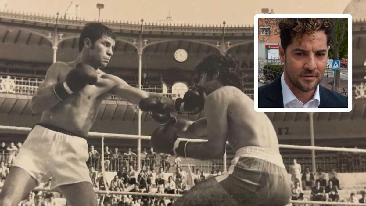 José Bisbal (esquerra) i el seu fill David Bisbal (recuadre de la dreta).