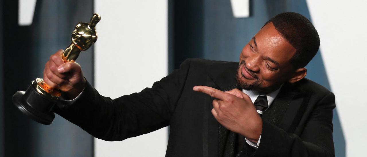 Will Smith, tras recibir el Oscar.