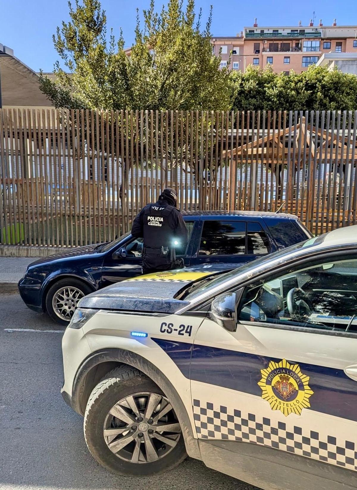 El momento de la detención.