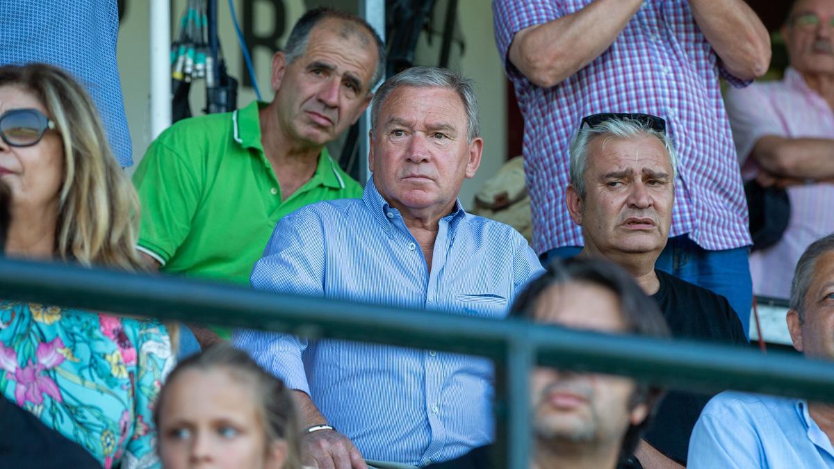 Javier Clemente, en un partido disputado en el RCDE Stadium del Espanyol