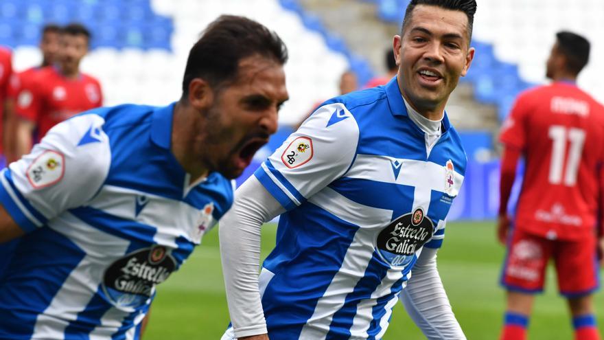 El Deportivo le gana 2-1 al Numancia