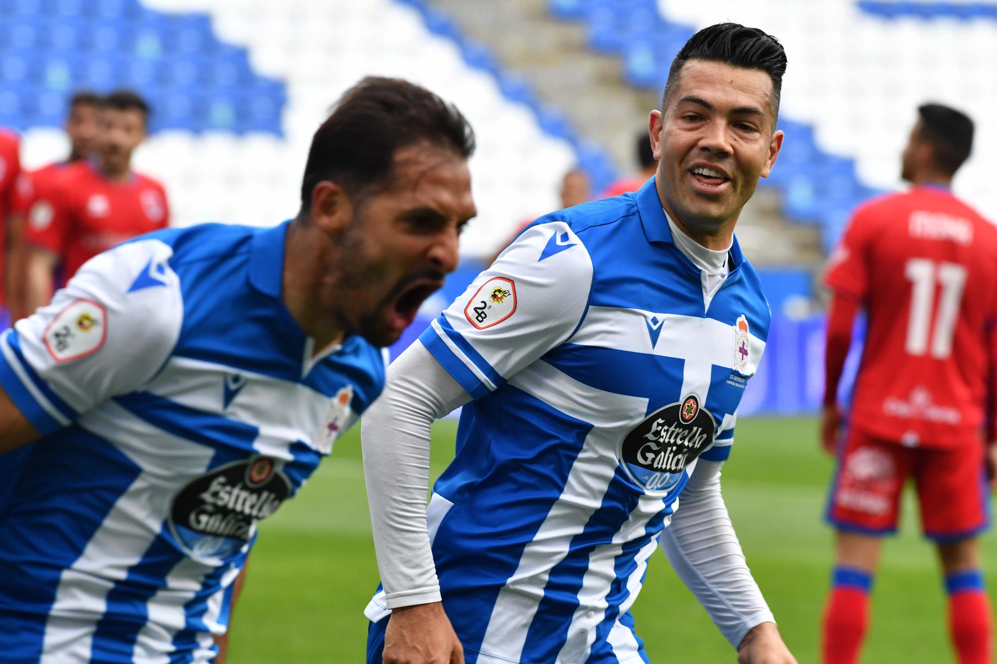 El Deportivo le gana 2-1 al Numancia