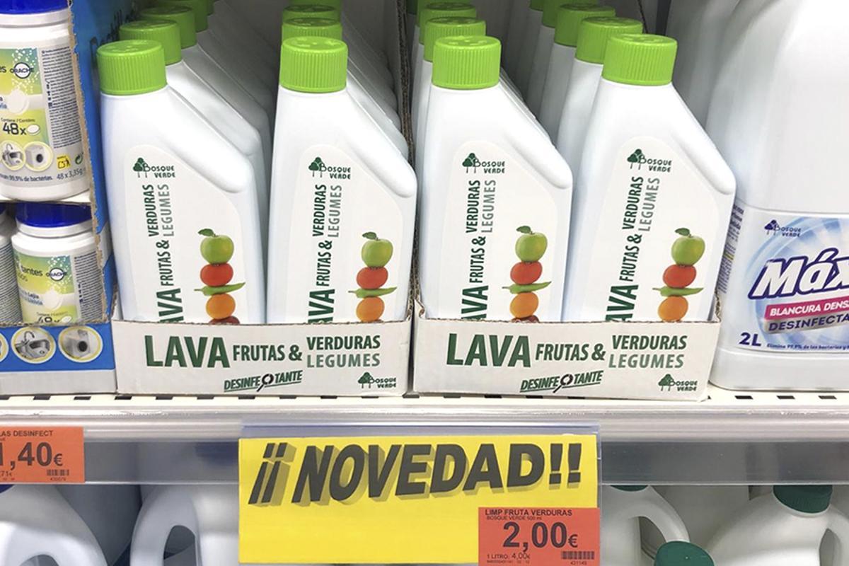 Un nuevo producto para desinfectar frutas y verduras de Bosque Verde.