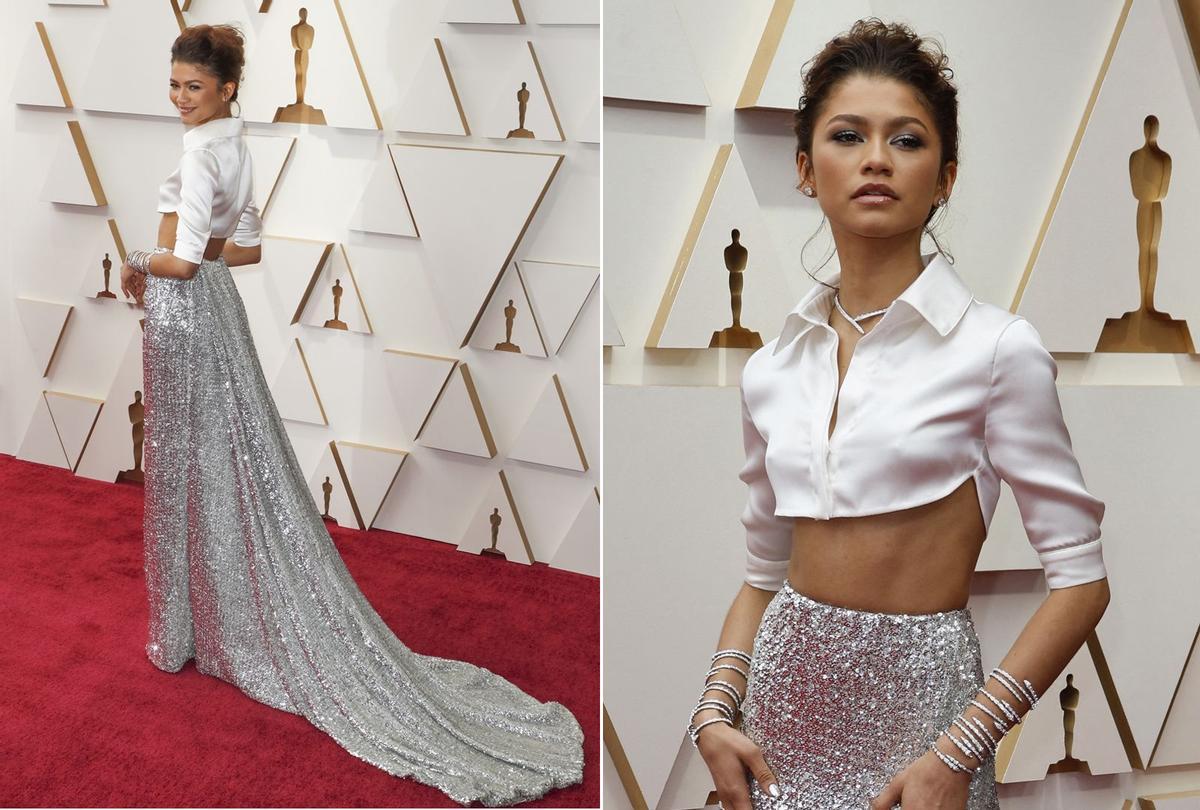 El espectacular Valentino de Zendaya.