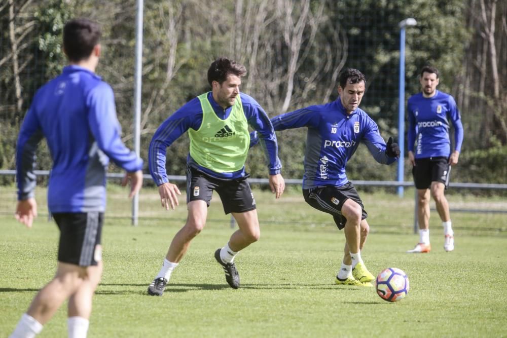 Entrenamiento del Real Oviedo en El Requexón