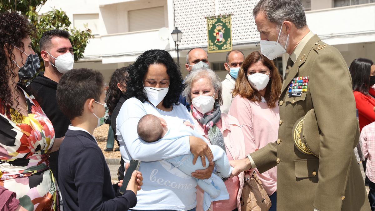 El rey Felipe VI visita Valencia de Alcántara