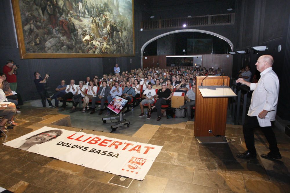 La UGT homenatja Dolors Bassa en un acte reivindicatiu