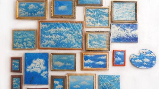 La obra 'Cielo Asfixiado', de Vittorio Villa, que se puede ver en el Drap-Art 2015.