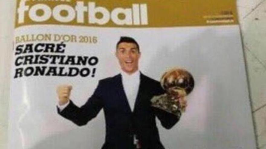 Se filtra la portada de Cristiano Ronaldo con el Balón de Oro 2016