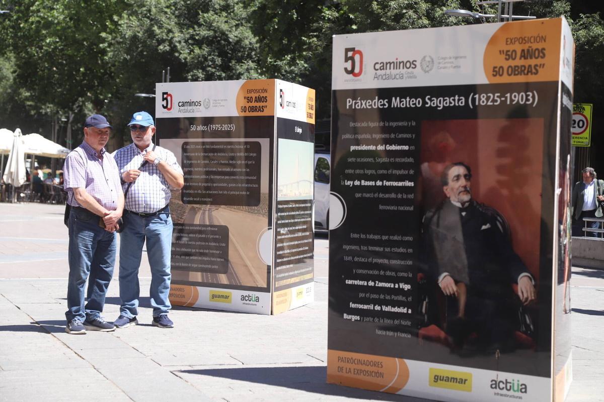 El Colegio de Ingenieros de Caminos inaugura una exposición en el Bulevar