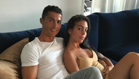 Cristiano Ronaldo y Georgina en Instagram