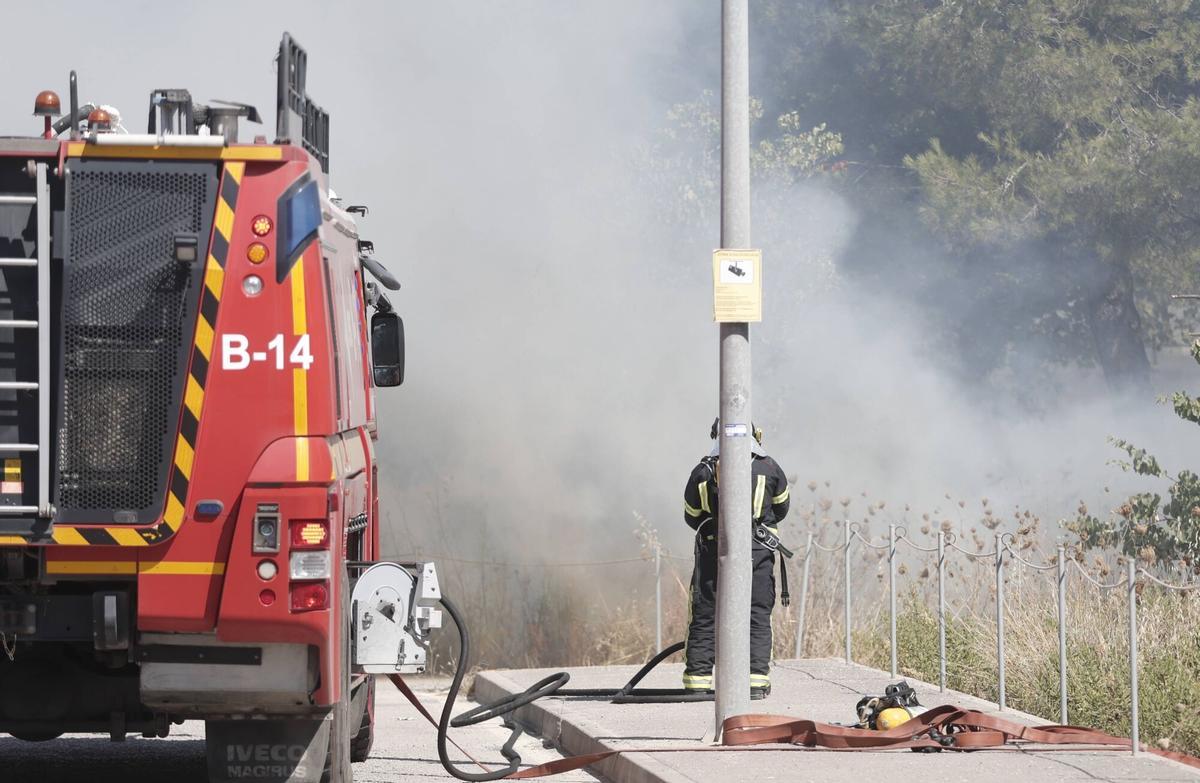 INCENDIO EN MERCAPALMA