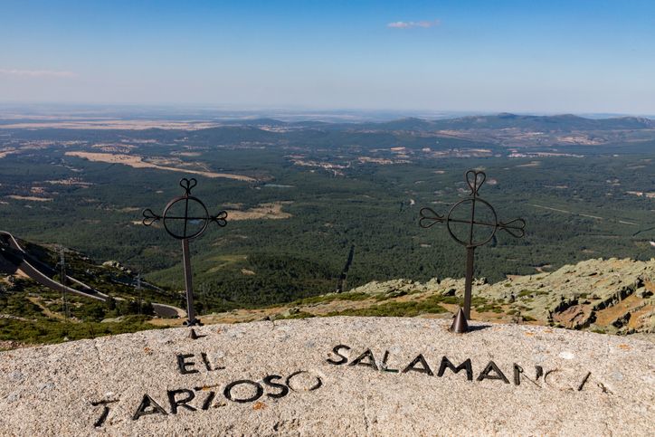 Las vistas desde el santuario de Nuestra Señora de la Peña de Francia son imponentes.