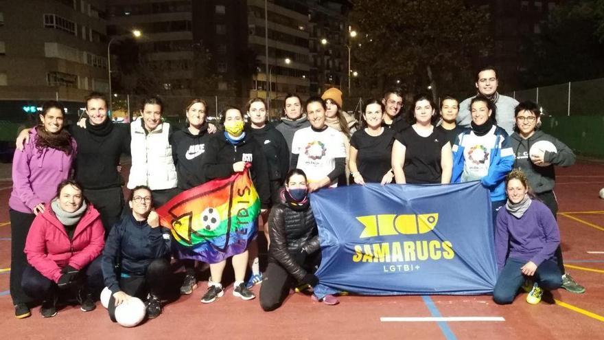 El colectivo Lambda conmemora el Día contra la LGTBfobia en el deporte