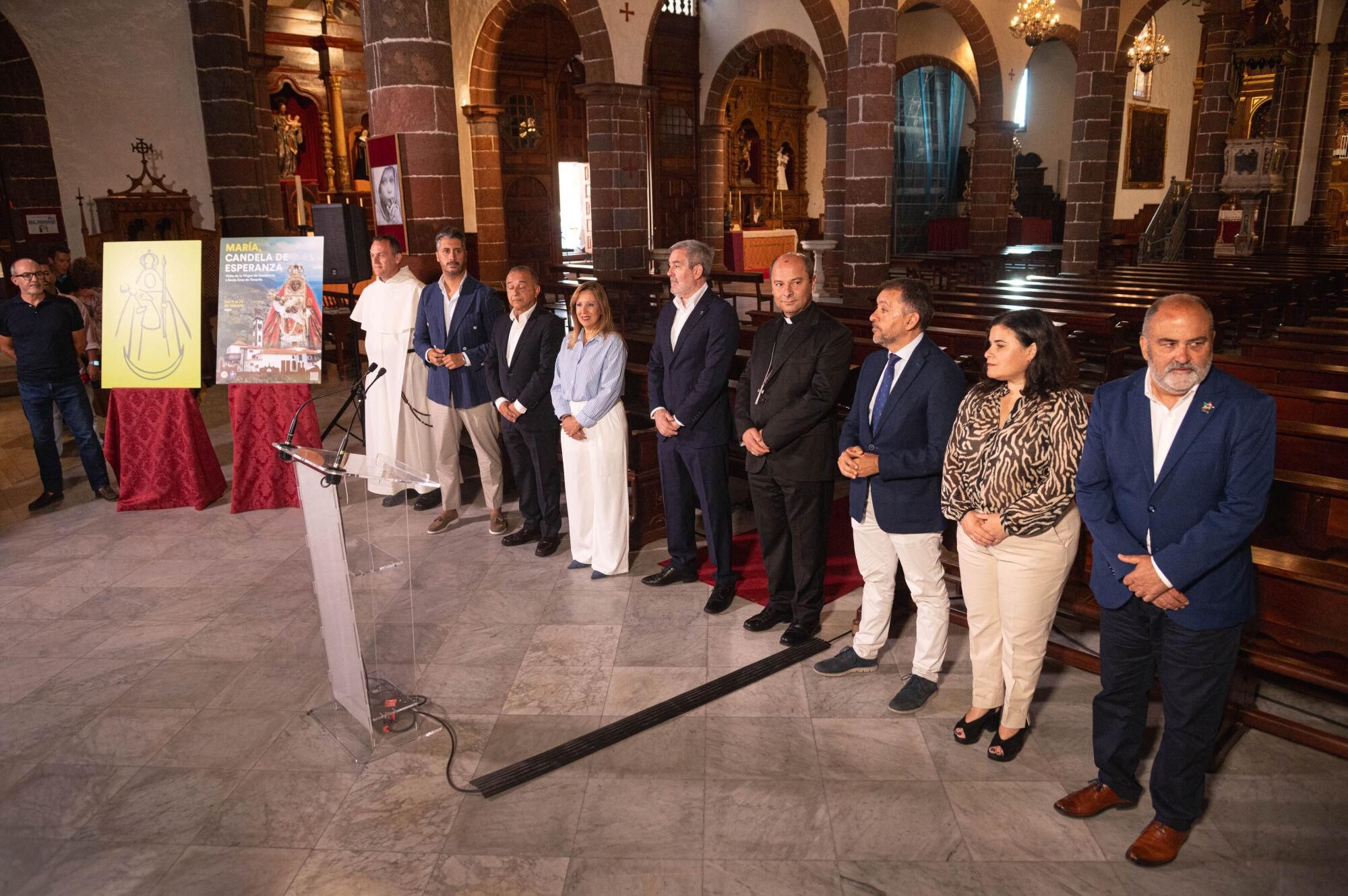Convenio para la visita de la Virgen de Candelaria a Santa Cruz de Tenerife