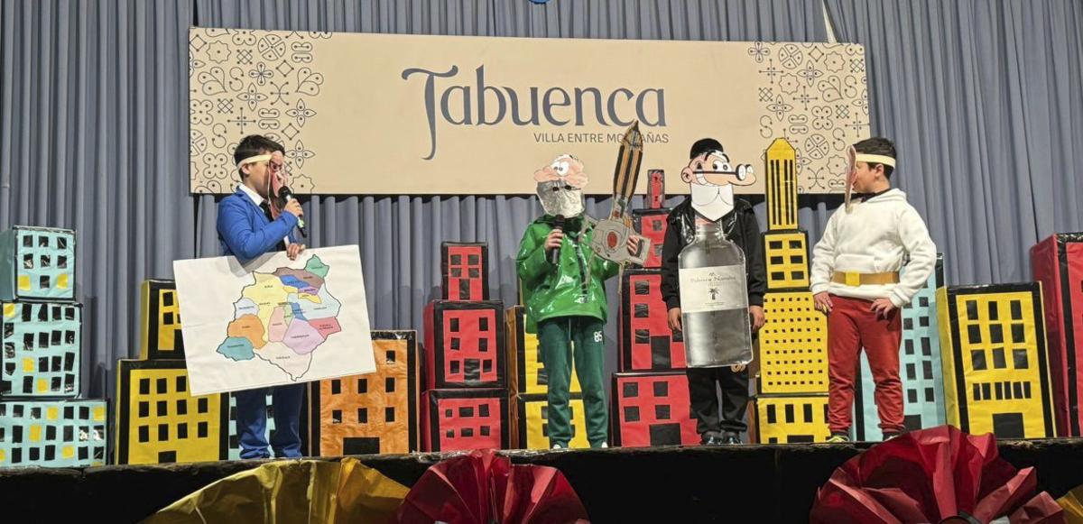 El carnaval del CRA Las Viñas se celebró este año en Fuendejalón.