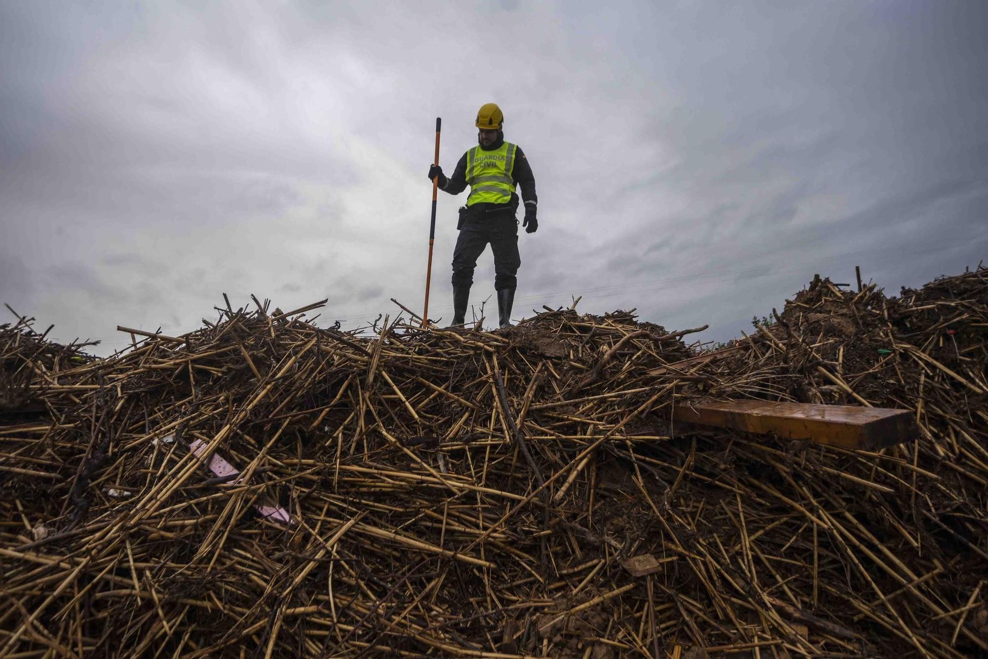 La Guardia Civil continúa la búsqueda de desaparecidos tras la dana