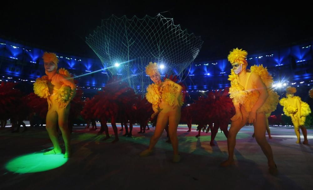 Espectacular cerimònia de clausura dels Jocs de Rio