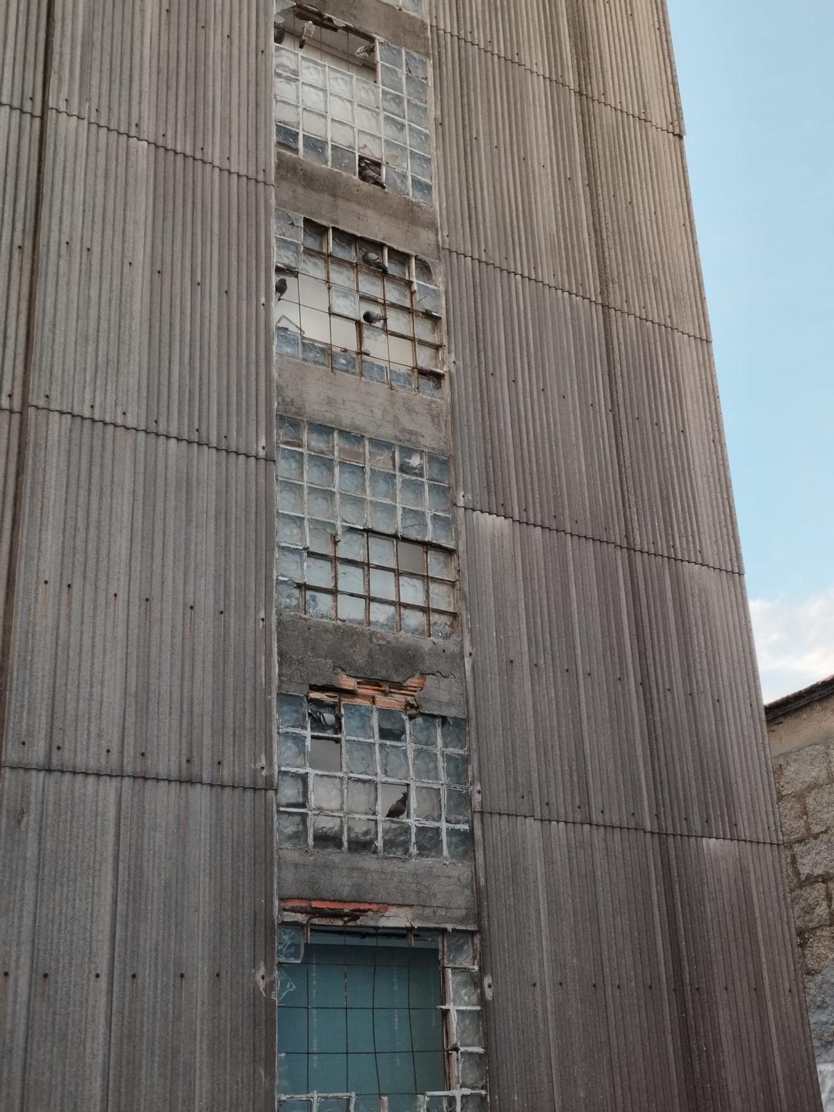 Estado que presenta el edificio afectado