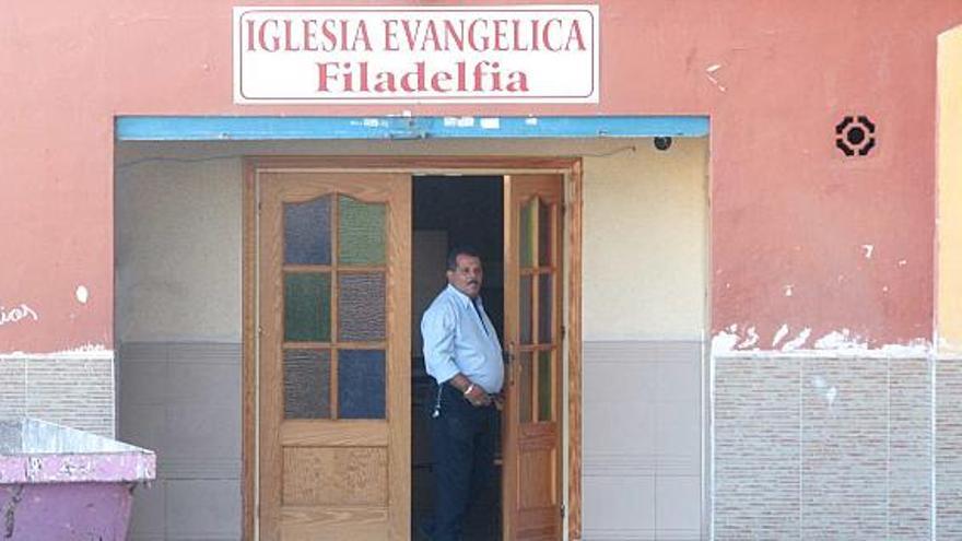 La fachada de la Iglesia Evangélica de Filadelfia, en el edificio Rabassa.