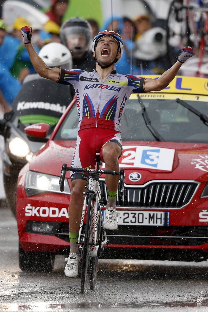 "Purito" Rodríguez conquista la etapa reina del Tour de Francia.