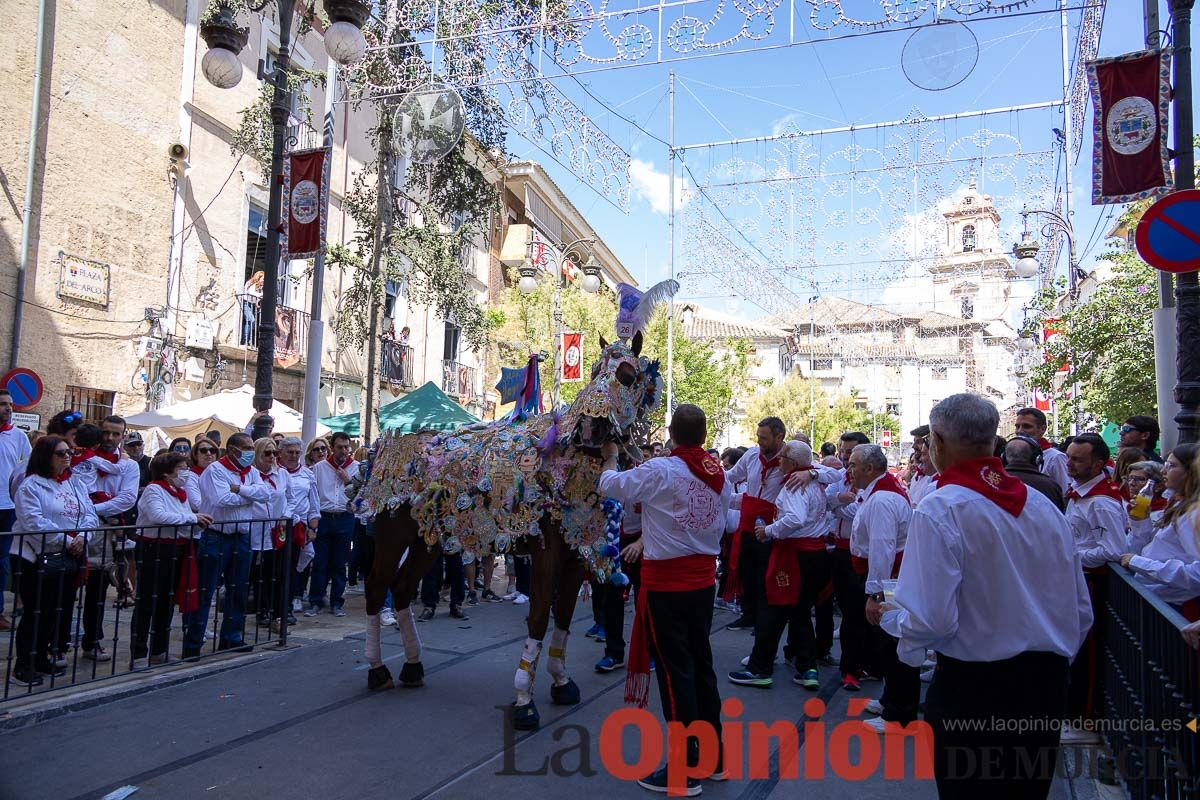 Recorrido Caballos del Vino día dos de mayo en Caravaca