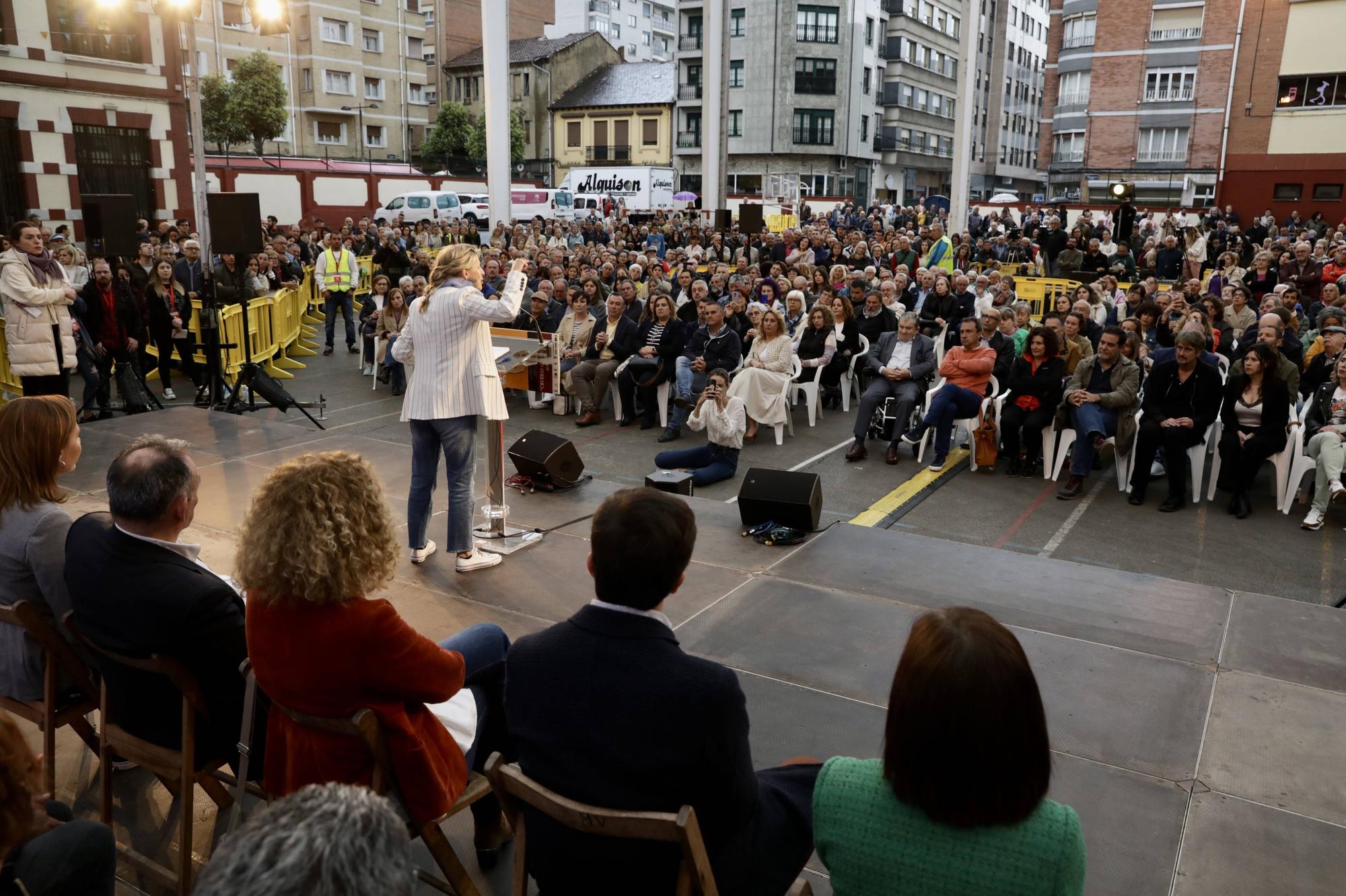 En imágenes: Así fue la visita de Yolanda Díaz a Asturias