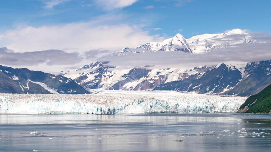 Un glaciar en Alaska.