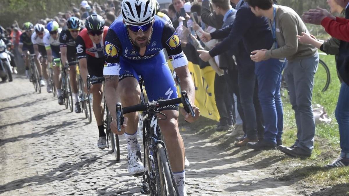 Tom Boonen en la París-Roubaix del 2016