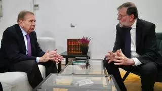 Rajoy se reúne con Edmundo González, primera foto del líder de la oposición de Venezuela con el PP