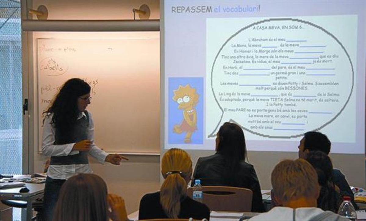 Alumnes d’Erasmus, a la Universitat Pompeu Fabra de Barcelona.