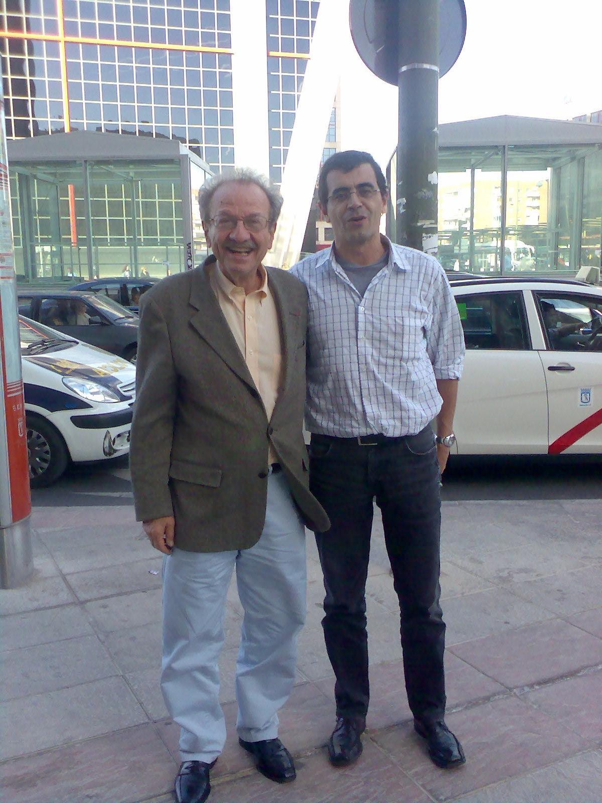 Antonio Pumariño junto a Jacob Palis, prestigioso matemático brasileño.
